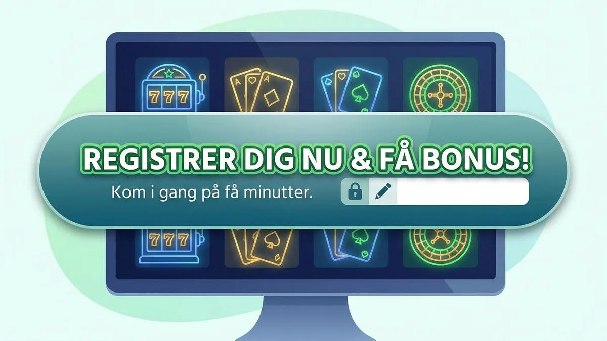 Registrering med bonus
